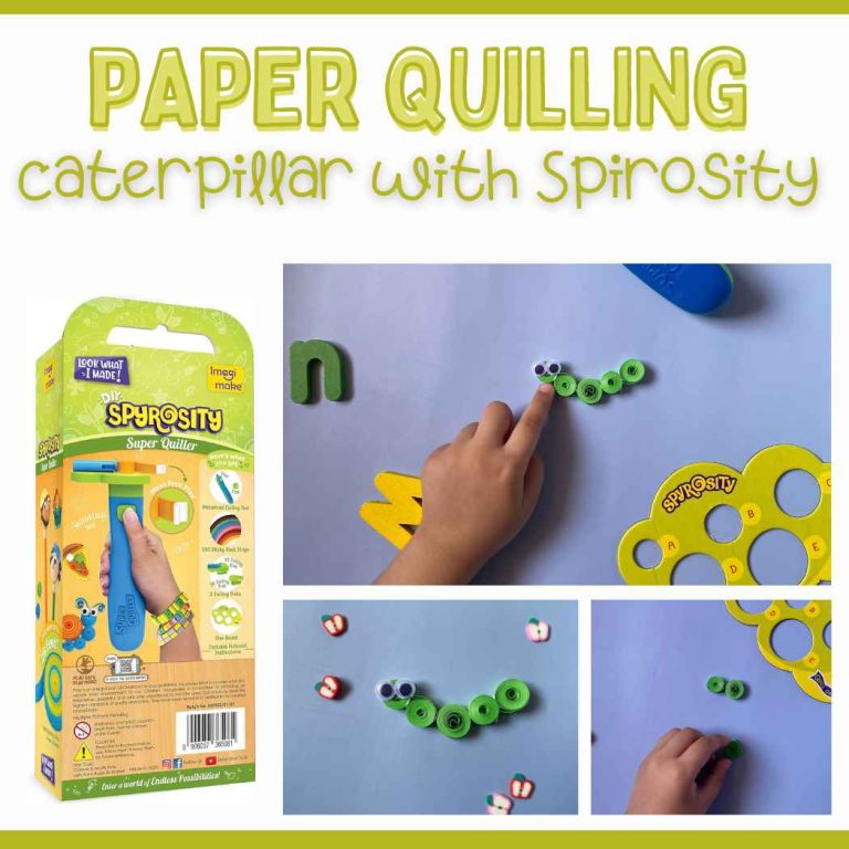 Caterpillar Paper Quilling Activity